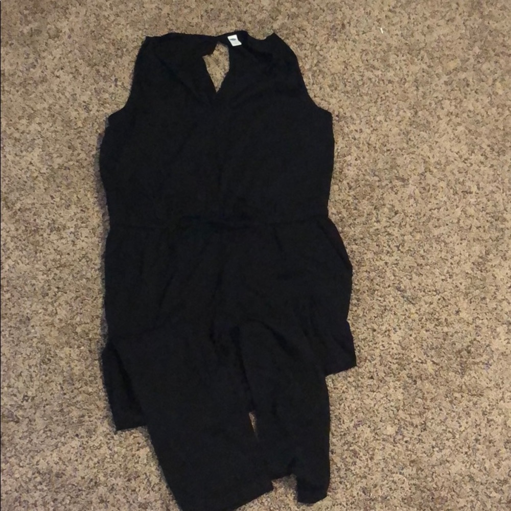 Black jump suit